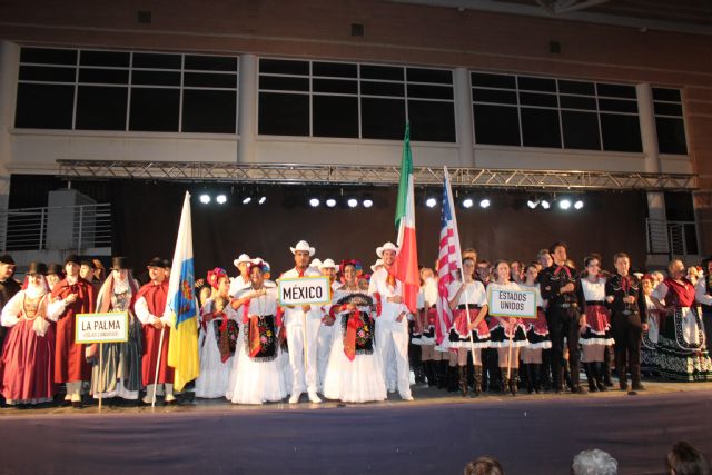 El XXX Festival Internacional de Foklore mostró los bailes y cantes tradicionales de la Región de Murcia, La Palma, México y Estados Unidos - 3, Foto 3