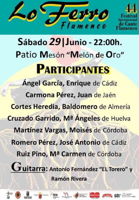 Lo Ferro afronta la recta final de las selectivas para la 44ª edición de su festival flamenco - 1, Foto 1