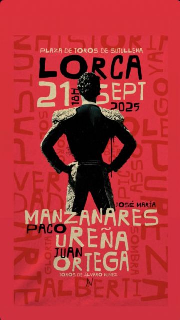 José María Manzanares, Paco Ureña y Juan Ortega, una combinación de lujo para el próximo septiembre en el Coso de Sutullena de Lorca - 2, Foto 2