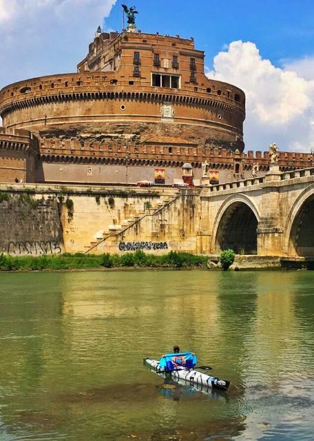 El piragüista local, Alejandro Agüera llega a Roma culminando con éxito La travesía de los locos - 2, Foto 2