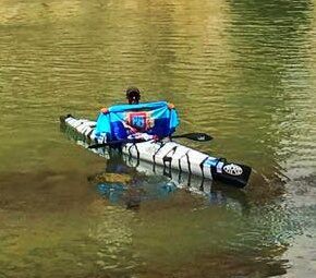 El piragüista local, Alejandro Agüera llega a Roma culminando con éxito La travesía de los locos - 3, Foto 3
