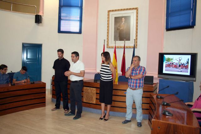 El alcalde recibe en el Ayuntamiento a los últimos campeones del Nutribán Sociedad Atlética Alcantarilla - 4, Foto 4