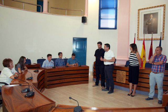 El alcalde recibe en el Ayuntamiento a los últimos campeones del Nutribán Sociedad Atlética Alcantarilla - 5, Foto 5