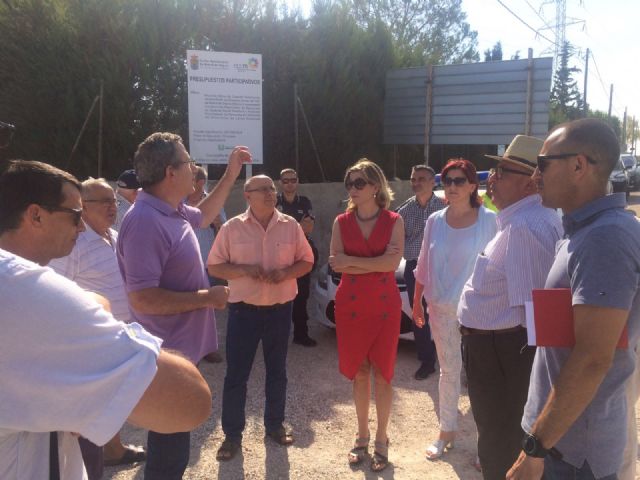 La Alcaldesa de Molina de Segura visita el desarrollo de las obras que se ejecutan con cargo a los Presupuestos Participativos 2016 - 4, Foto 4