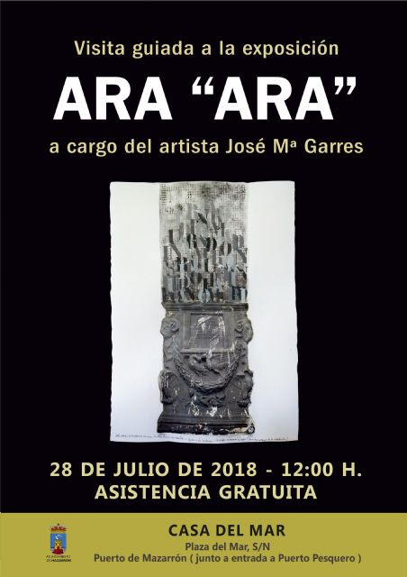 Visita guiada de Jos Mara Garres a su exposicin de Casa del Mar, Foto 1