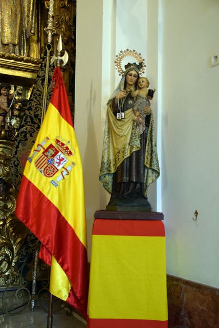 La comandancia naval de Sevilla dedicó una santa misa en honor a su patrona, la Santísima Virgen del Carmen - 1, Foto 1