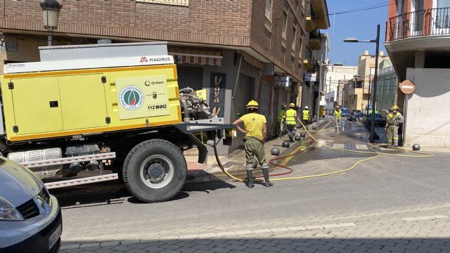 Puerto Lumbreras intensifica los trabajos para recuperar la normalidad tras las lluvias torrenciales de ayer que dejaron casi 70 litros en una hora - 4, Foto 4