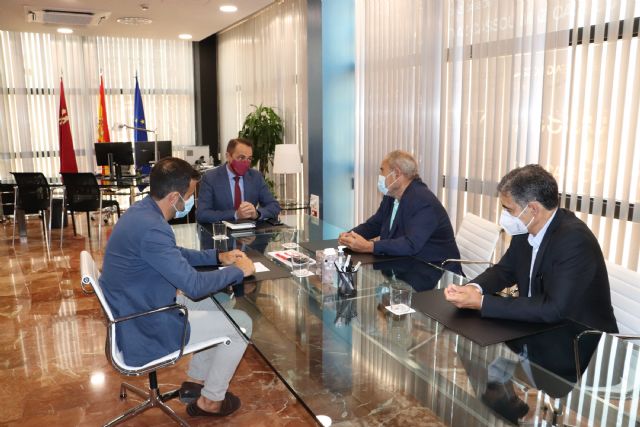 El consejero Antonio Snchez se rene con el presidente del Consejo de la Transparencia de la Regin de Murcia, Foto 1