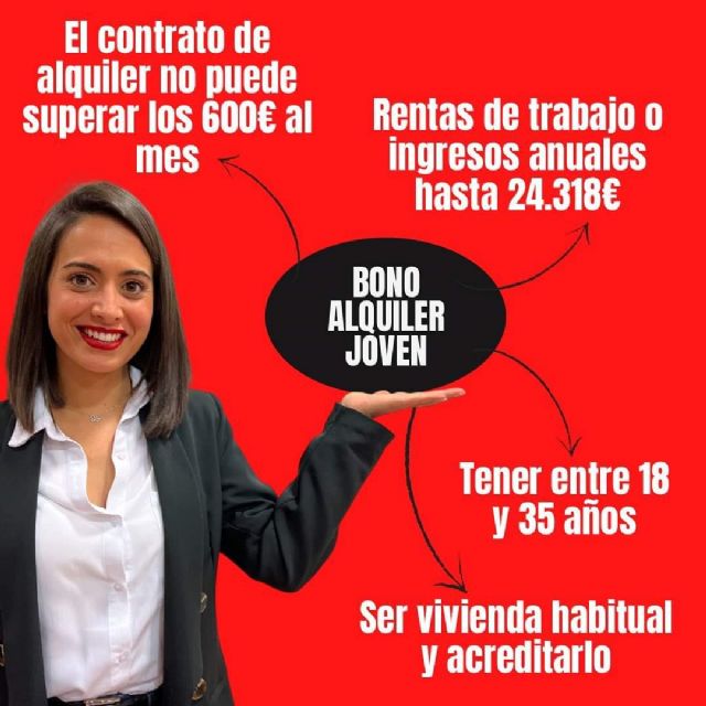 Juventudes Socialistas y el PSOE de Totana darán asesoramiento para solicitar el bono al alquiler joven del Gobierno de España