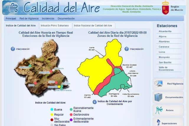 Desactivado el nivel preventivo en la Aljorra por partículas en suspensión - 1, Foto 1