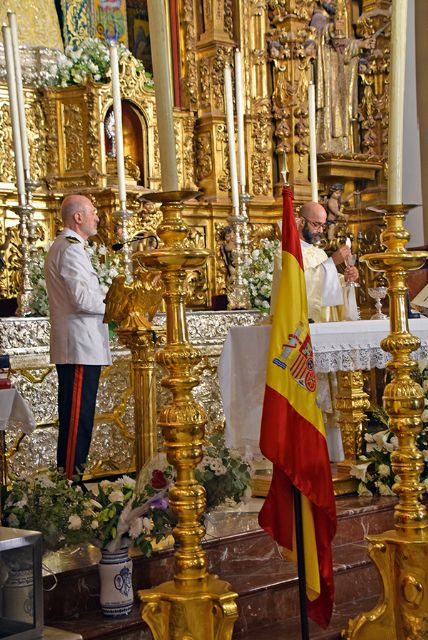 La Comandancia Naval de Sevilla celebra en la Capilla de los Marineros su tradicional Eucaristía en honor a la Virgen del Carmen - 5, Foto 5