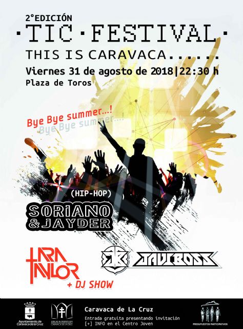 El Hip-hop y la música electrónica, protagonistas del 'TIC Festival', que se celebra este viernes en  Caravaca - 2, Foto 2