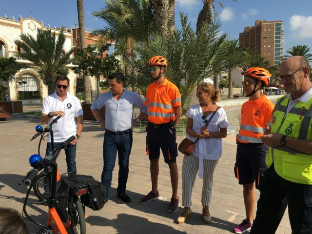 Protección Civil de San Javier  incorpora dos patinetes eléctricos adaptados con material de primera asistencia - 1, Foto 1