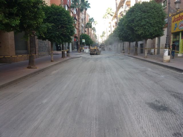La Calle Estación de Molina de Segura se corta al tráfico rodado entre el 27 y el 31 de agosto por obras de asfaltado y señalización - 2, Foto 2