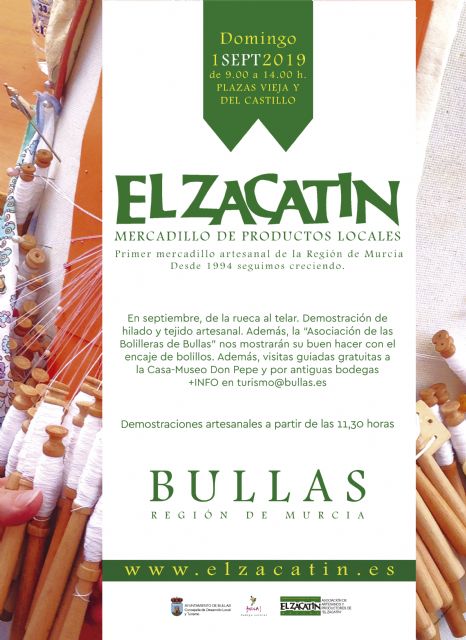 Demostración de hilado y tejido artesanal en el próximo Zacatín - 1, Foto 1