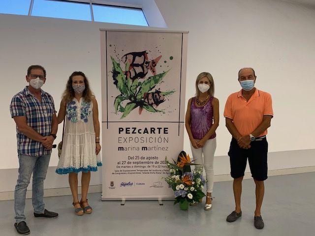 La pintora aguileña Marina Martínez reinicia la actividad cultural del Auditorio y Palacio de Congresos Infanta doña Elena - 1, Foto 1