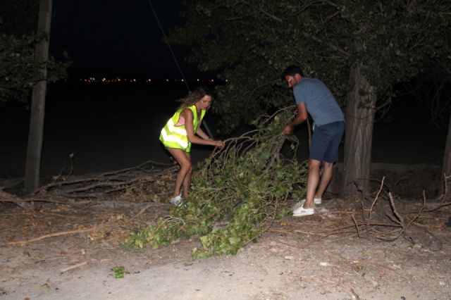 Seis tornados dejan árboles caídos, desplazamientos de contenedores y una valla derribada en Lorca - 1, Foto 1