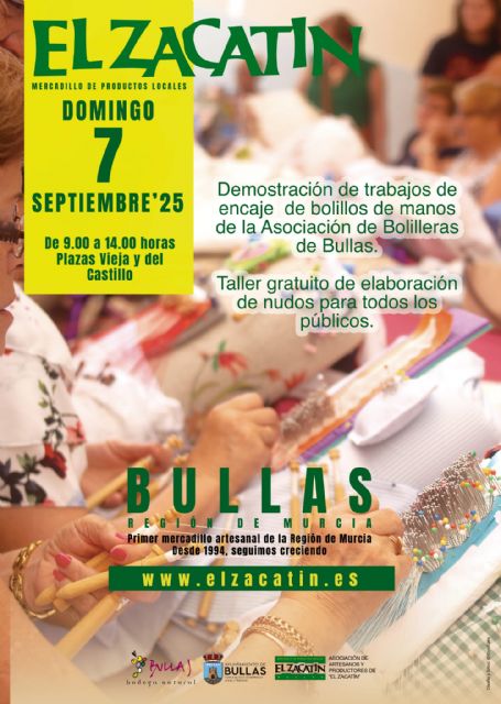 El Zacatín celebra la artesanía con encaje de bolillos en vivo y un taller gratuito de nudos - 1, Foto 1