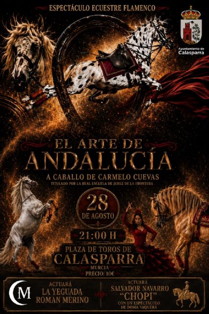 'El arte de Andaluc�a a caballo' de Carmelo Cuevas llega a Calasparra