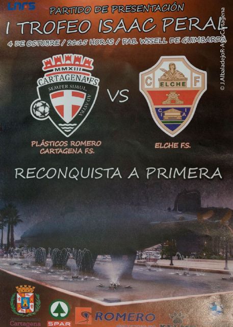 El Cartagena y el Elche se enfrentarán en el primer trofeo de fútbol sala al que da nombre el ingeniero Isaac Peral - 3, Foto 3