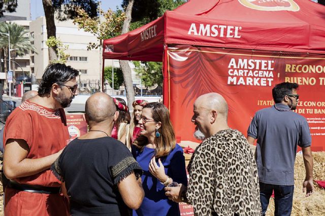 Amstel reúne a Tropas, Legiones, Federación y la Concejalía de festejos para inaugurar el Amstel Cartagena Market - 2, Foto 2