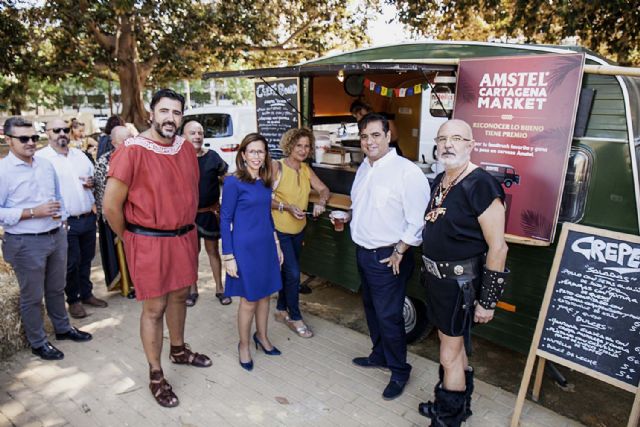 Amstel reúne a Tropas, Legiones, Federación y la Concejalía de festejos para inaugurar el Amstel Cartagena Market - 3, Foto 3