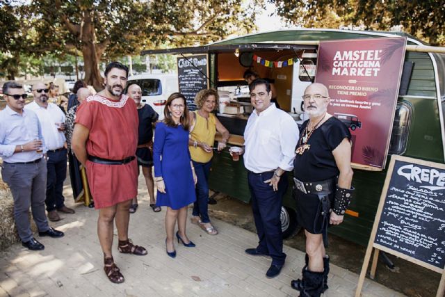Amstel reúne a Tropas, Legiones, Federación y la Concejalía de festejos para inaugurar el Amstel Cartagena Market - 3, Foto 3