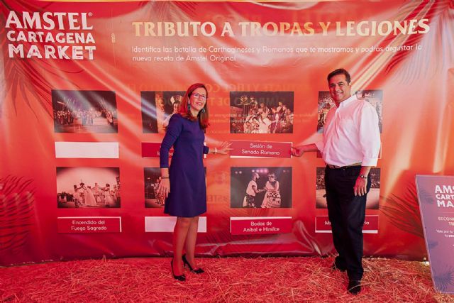 Amstel reúne a Tropas, Legiones, Federación y la Concejalía de festejos para inaugurar el Amstel Cartagena Market - 4, Foto 4