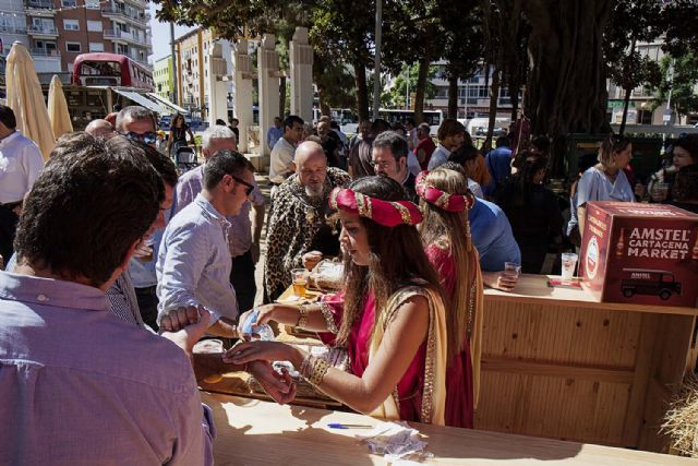 Amstel reúne a Tropas, Legiones, Federación y la Concejalía de festejos para inaugurar el Amstel Cartagena Market - 5, Foto 5