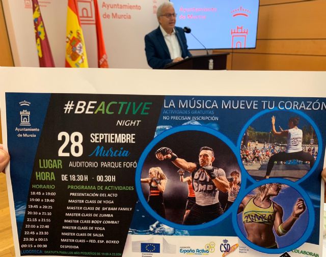El Auditorio Parque Fofó acoge mañana la jornada #BeActive Night con zumba, yoga, body combat y bailes para todas las edades - 1, Foto 1