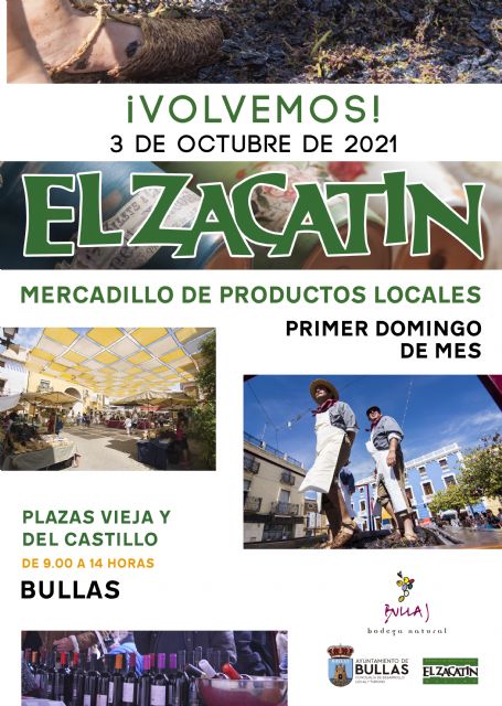 El próximo domingo regresa El Zacatín dedicado a la vendimia - 1, Foto 1