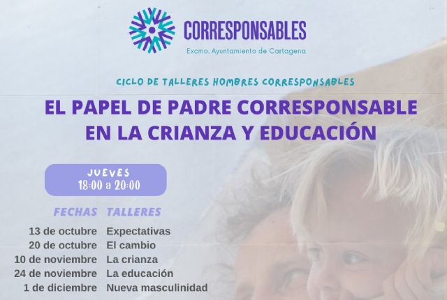Igualdad pone en marcha un ciclo de talleres sobre corresponsabilidad y cuidados destinados a los hombres - 1, Foto 1