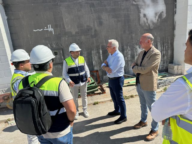 Avanzan las obras de mejora en el pabellón Luis Manzanares de Torre Pacheco - 1, Foto 1
