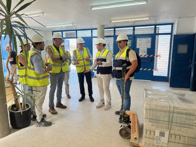 Avanzan las obras de mejora en el pabellón Luis Manzanares de Torre Pacheco - 3, Foto 3