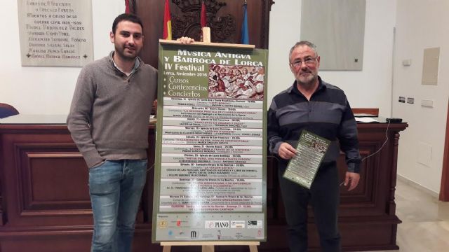 El IV Festival de Música Antigua y Barroca de Lorca que se celebrará en cinco monumentos históricos se compondrá de 6 conciertos, 3 conferencias y un curso de cante gregoriano - 1, Foto 1