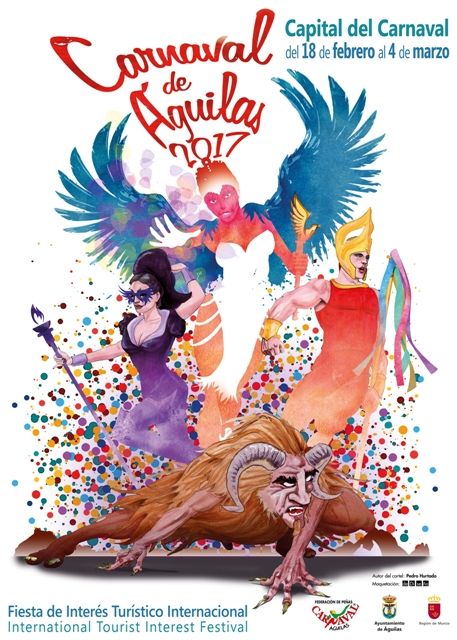El ilustrador Pedro Hurtado, creador del cartel anunciador del Carnaval 2017 - 2, Foto 2