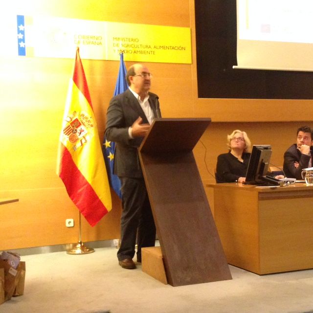 Jose Luis Hernandez spoke at a conference on Natura 2000 as a representative of the private owners of natural spaces throughout Spain, Foto 2