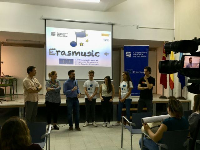Los estudiantes del Conservatorio llevan a los institutos su experiencia europea con Erasmusic+ - 3, Foto 3