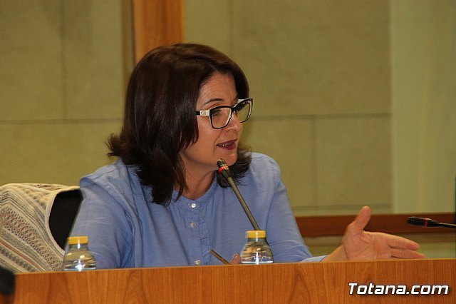 La portavoz del PP Isabel María Sánchez en el Pleno / Totana.com, Foto 2