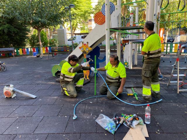 Parques y Jardines revisa cada día los más de 2.800 juegos infantiles del municipio para su correcto funcionamiento - 3, Foto 3