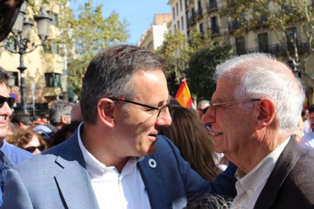 Diego Conesa defiende en la marcha democrática de Barcelona un proyecto común y plural para una Espa&ntilde;a en la que cabemos todos - 5, Foto 5