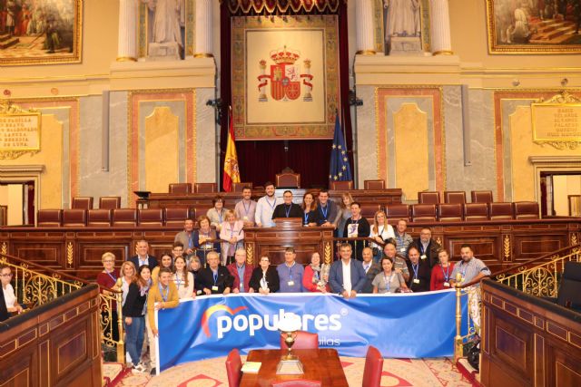 El aguileño Juan María Vázquez acompaña al PP de Águilas en una visita al Congreso y al Senado - 2, Foto 2