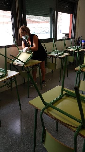 La Comunidad Autónoma invertirá casi 30.000 euros para reforzar la limpieza y desinfección en los colegios de Puerto Lumbreras - 1, Foto 1