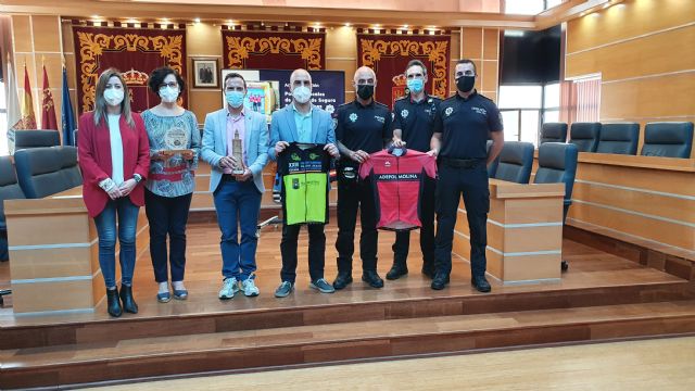 Recepción a cuatro agentes de Policía Local de Molina de Segura por su logros en el XXIII Campeonato de España de Mountain Bike para Policías Locales - 1, Foto 1