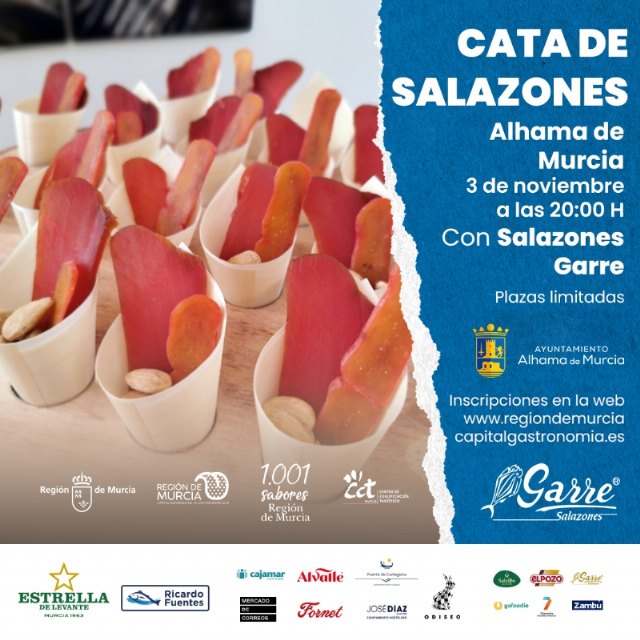 Regin de Murcia Gastronmica ofrece una cata de salazones en el Museo Los Baos el 3 de noviembre, Foto 1