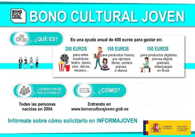 Los ediles de Juventud y Cultura animan a los jóvenes a solicitar el Bono Cultural Joven en los últimos días de plazo para presentar solicitudes - 1, Foto 1
