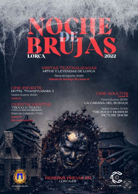 La Concejalía de Cultura de Lorca organiza 'Noche de Brujas', una programación de actividades municipales para conmemorar la festividad de los difuntos - 1, Foto 1