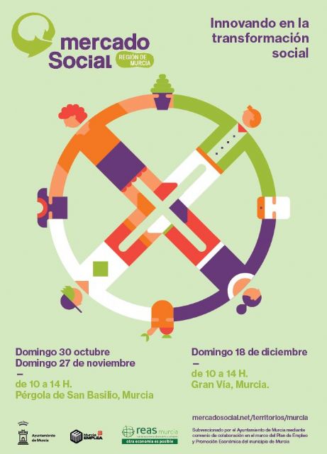 Murcia acogerá por vez primera el Mercado Social de la Región de Murcia - 1, Foto 1