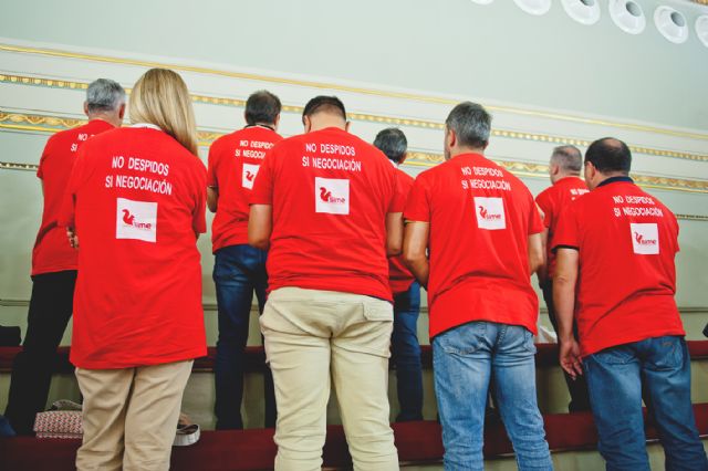 Delegados del SIME acuden al pleno ordinario del Ayuntamiento de Murcia - 2, Foto 2
