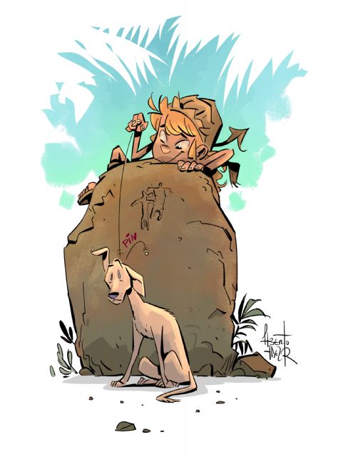 Aterriza en la península la saga ´Isaco y sus aventuras´, el cómic que da a conocer el mundo indígena canario a través de un poblado prehispánico milenario - 5, Foto 5